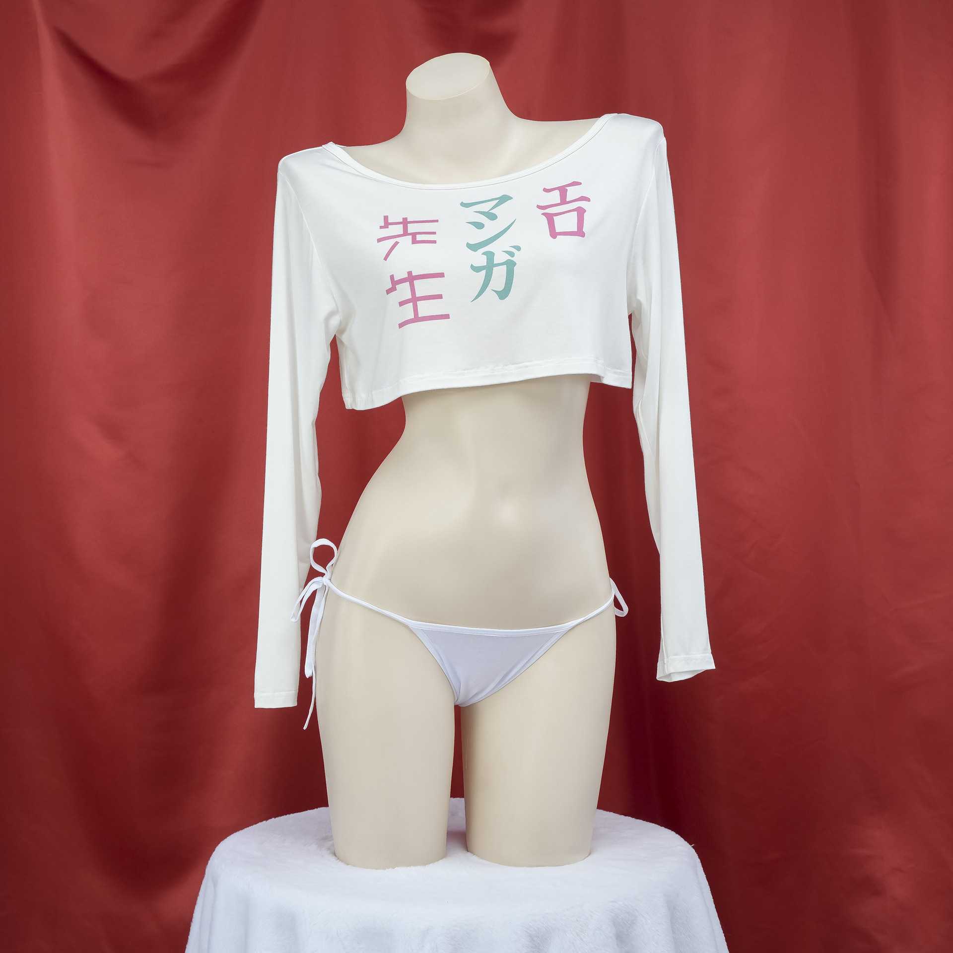 黄豆粉猫娘和泉纱雾长袖T恤痛衣