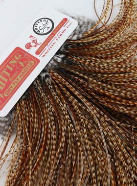 Whiting 蓑毛 Silver/Bronze/Pro 干式绑制材料 U2 浮水 毛钩