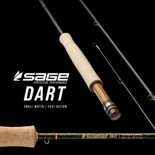 单手飞钓竿 快调 现货 DART 溪流 江河 冰溪飞钓 SAGE 飞蝇竿