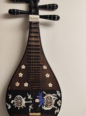 复古柳琴仿唐小琵琶弹拨乐器舞蹈专用演出真正的乐器玄关摆件挂件