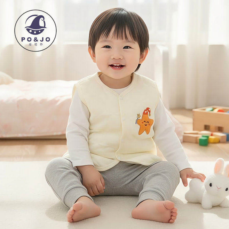 皮偌乔婴儿马甲春秋冬季宝宝纯棉保暖新生儿三层夹棉儿童小背心,童装/婴儿装/亲子装,马甲,淘宝优惠券,粉丝福利购,淘宝优惠卷