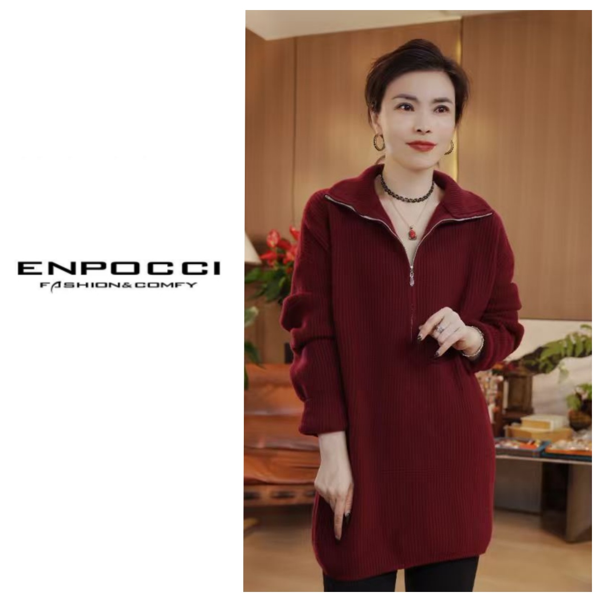 100%绵羊毛秋冬新款时尚上衣S29YA280998-S29YA280998