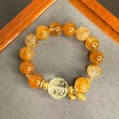 粉水晶手链 好事花生 天然糖果色饰品29AB235291