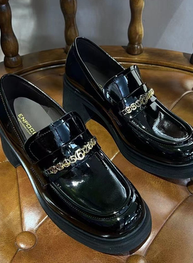 超轻厚底女士乐福皮鞋S28A752600-S28A752583