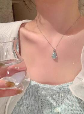 新中式轻奢百搭国风葫芦吊坠项链女个性小众高级感锁骨链新品配饰
