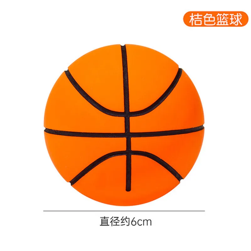 狗玩具大小号高弹力橡胶篮球玩具球形耐咬磨牙足球6cm新款宠物图片
