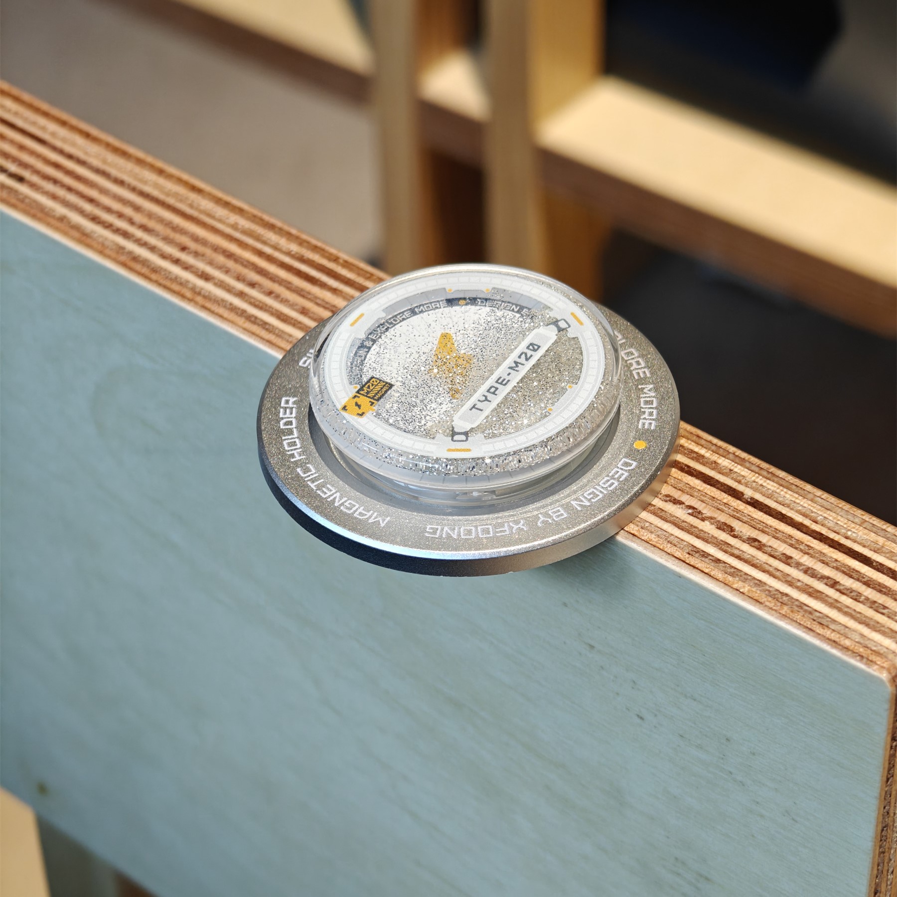 XFOONG原创|M20-白银流沙 磁吸支架  magsafe气囊桌面支架