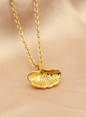 扇子项链女生款气质名媛轻奢通勤