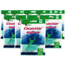 cleanstar牙线棒家庭装超细薄荷便携式儿童牙签线剔牙线清洁牙垢