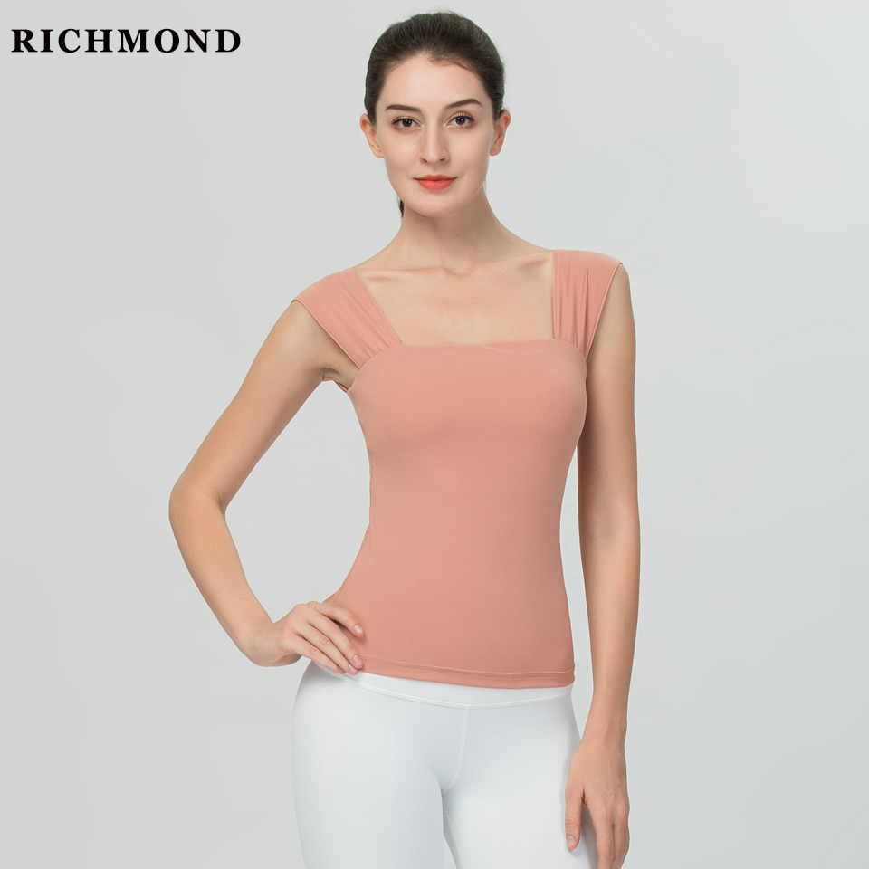 莉芝敏瑜伽服性感时尚健身房运动服薄款紧身速干透气美背上衣1110