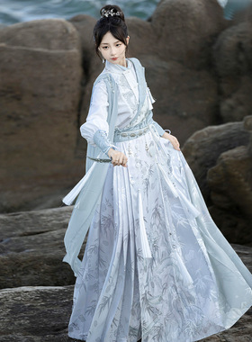 原创设计凌云汉服女中国风改良汉元素新中式上衣马面裙