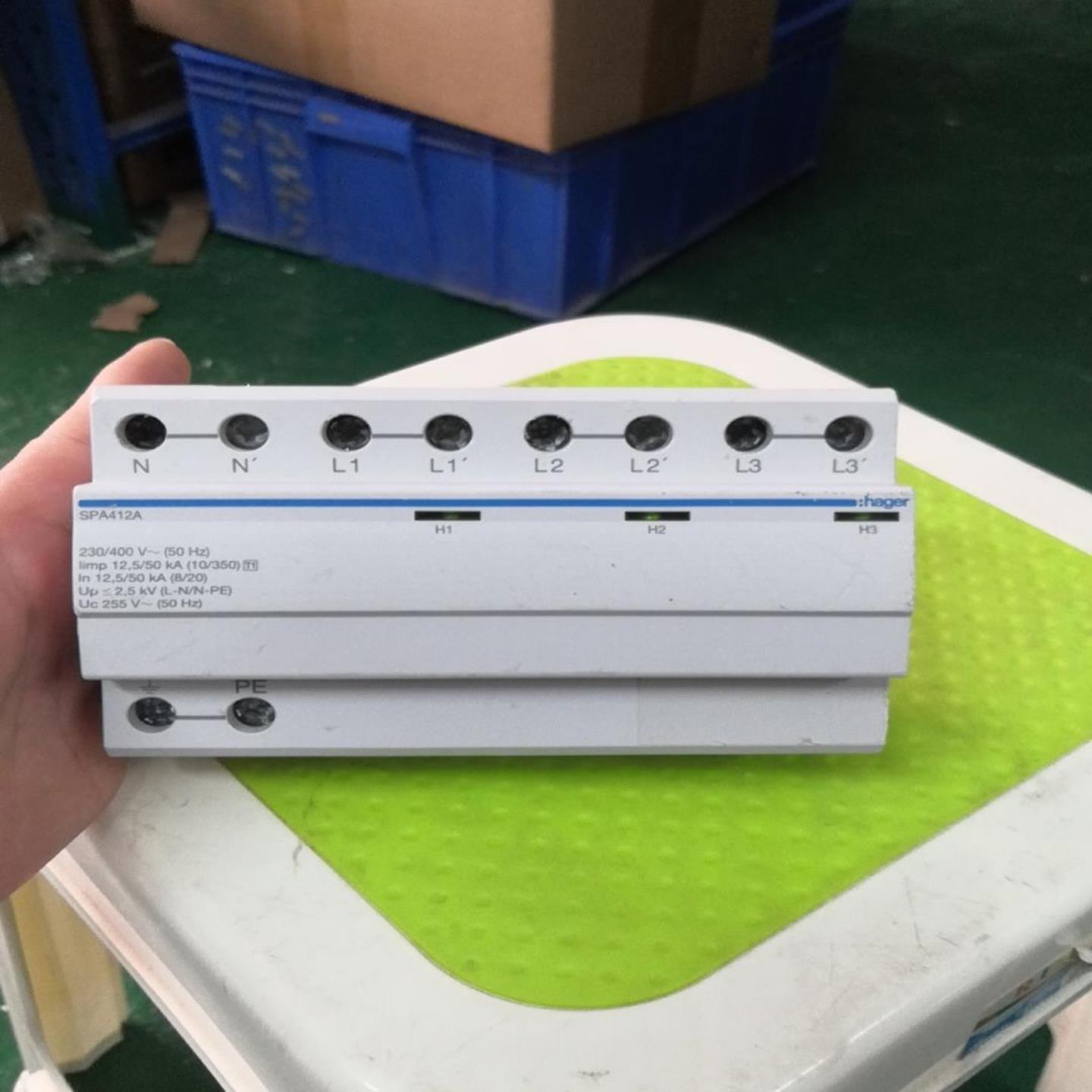 SPA412A一级三相防雷器4P浪涌保护器255V 125