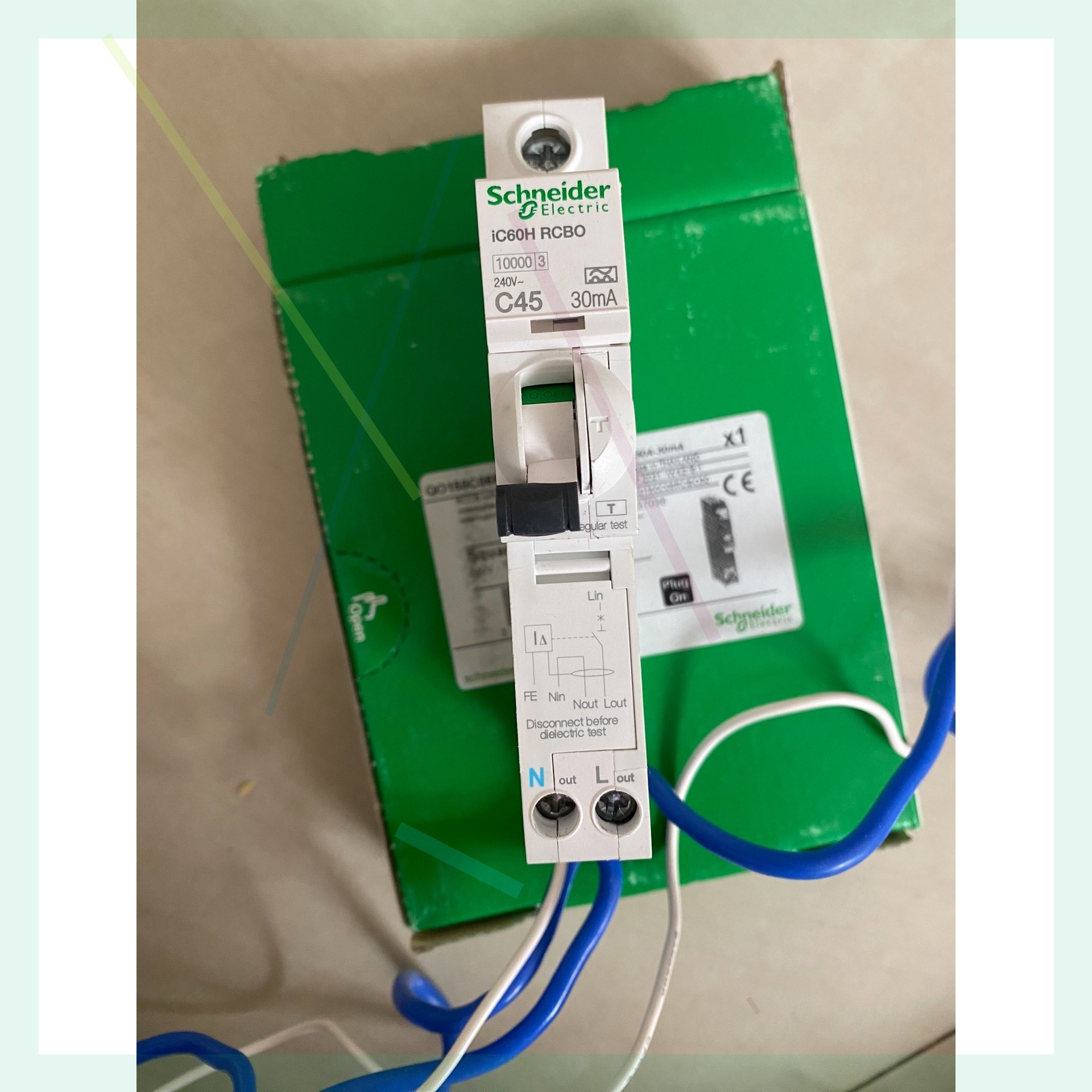 ic60H老鼠尾漏电开关iC60H RCBO