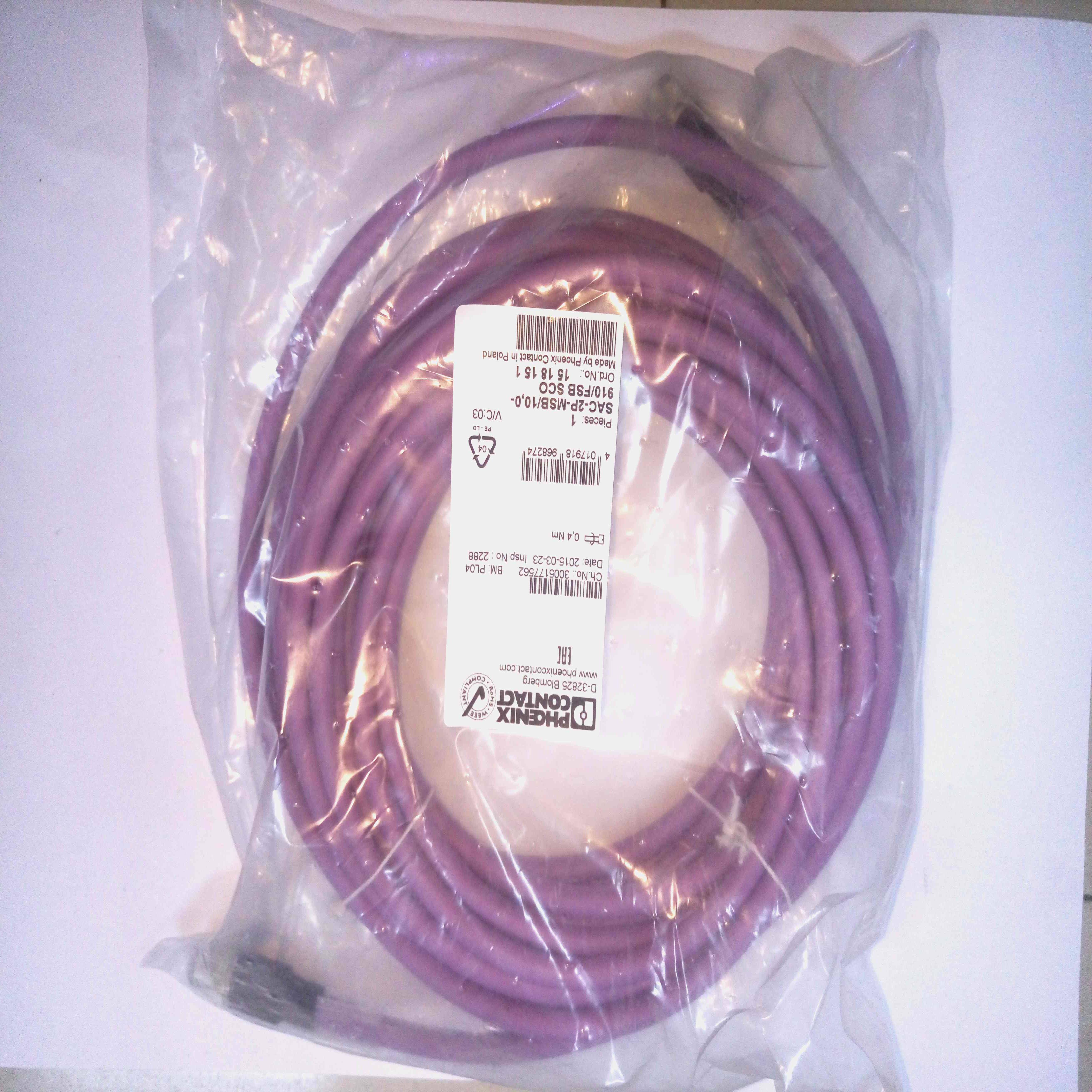 菲尼克斯 SAC-2P-MSB100-910FSB SCO 15 18 15 1