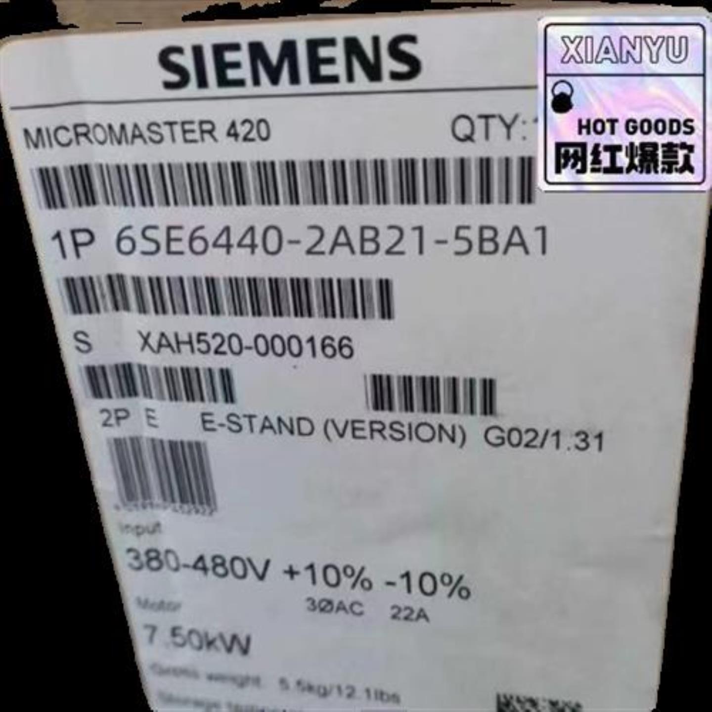 议价6SE6440-2AD22-2BA1产品6SE64402AD222BA1MM440变频器A级滤