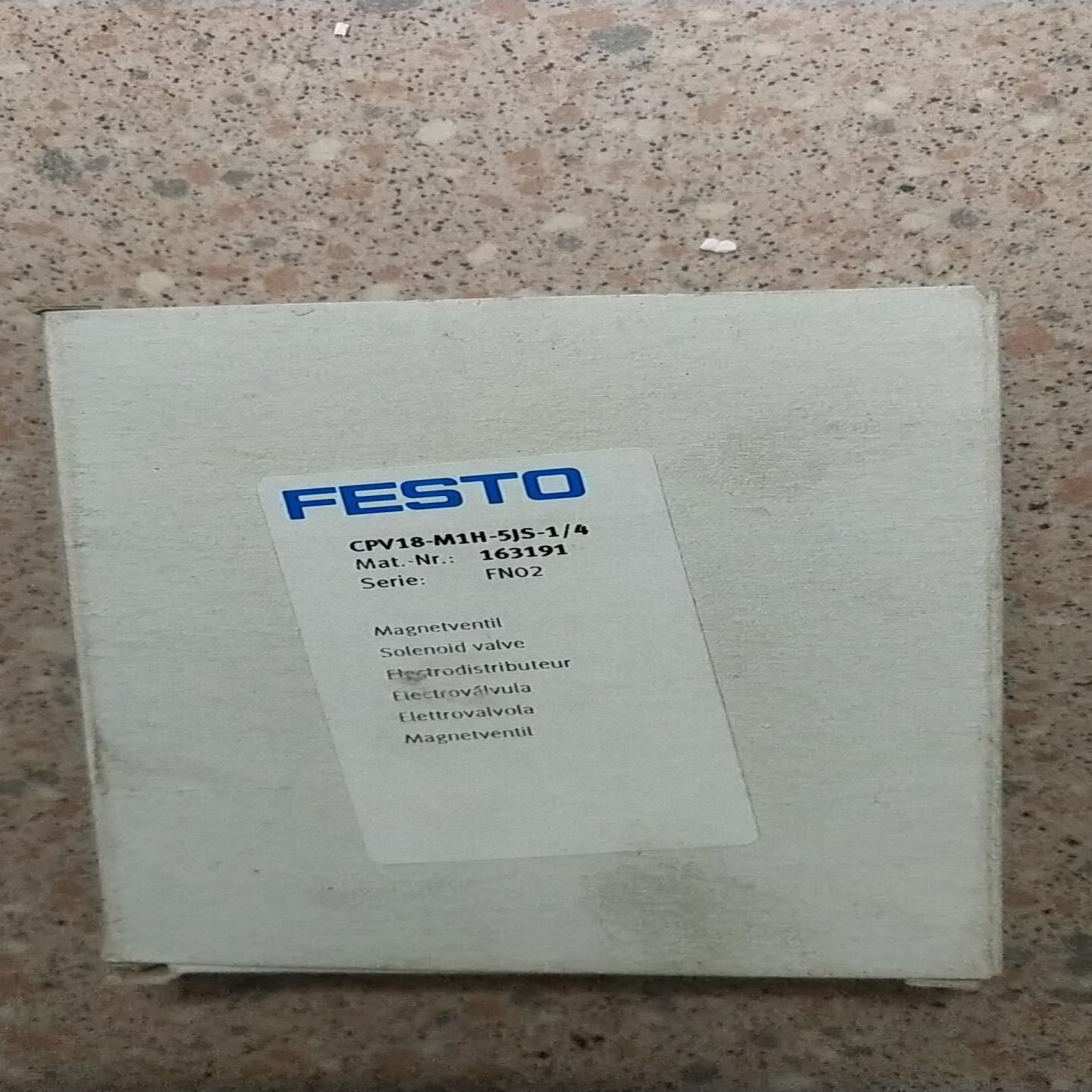 全新原装费斯托 FESTO 163191 CPV18-M1H-5JS-14 现货*