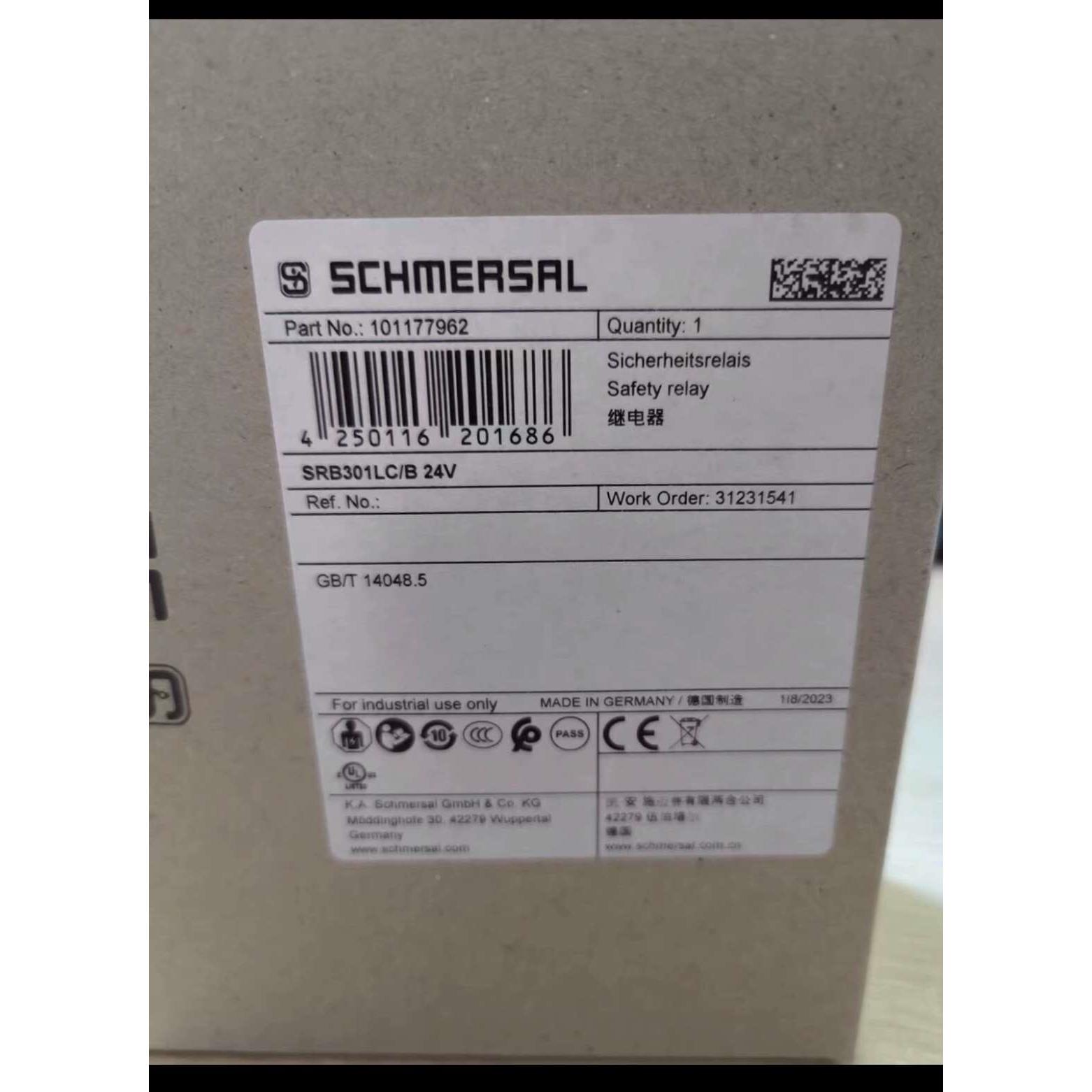 议价施迈赛施迈赛安全继电器 SRB301LC-24V 101163475 SRB301MC-2