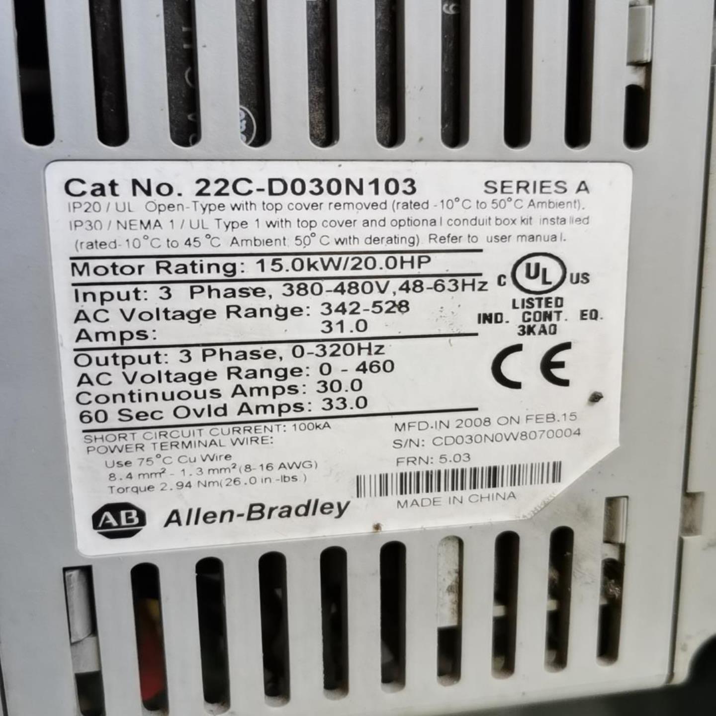 22C-030N103拆机的二手有意者私聊我