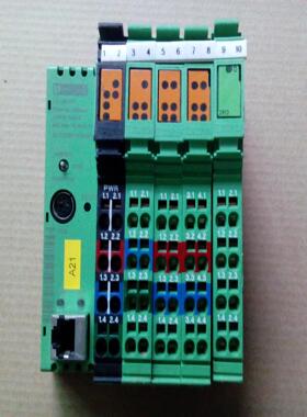 原装拆机菲尼克斯控制器 ILC150ETH+模块 2RTD 功能包好 实图