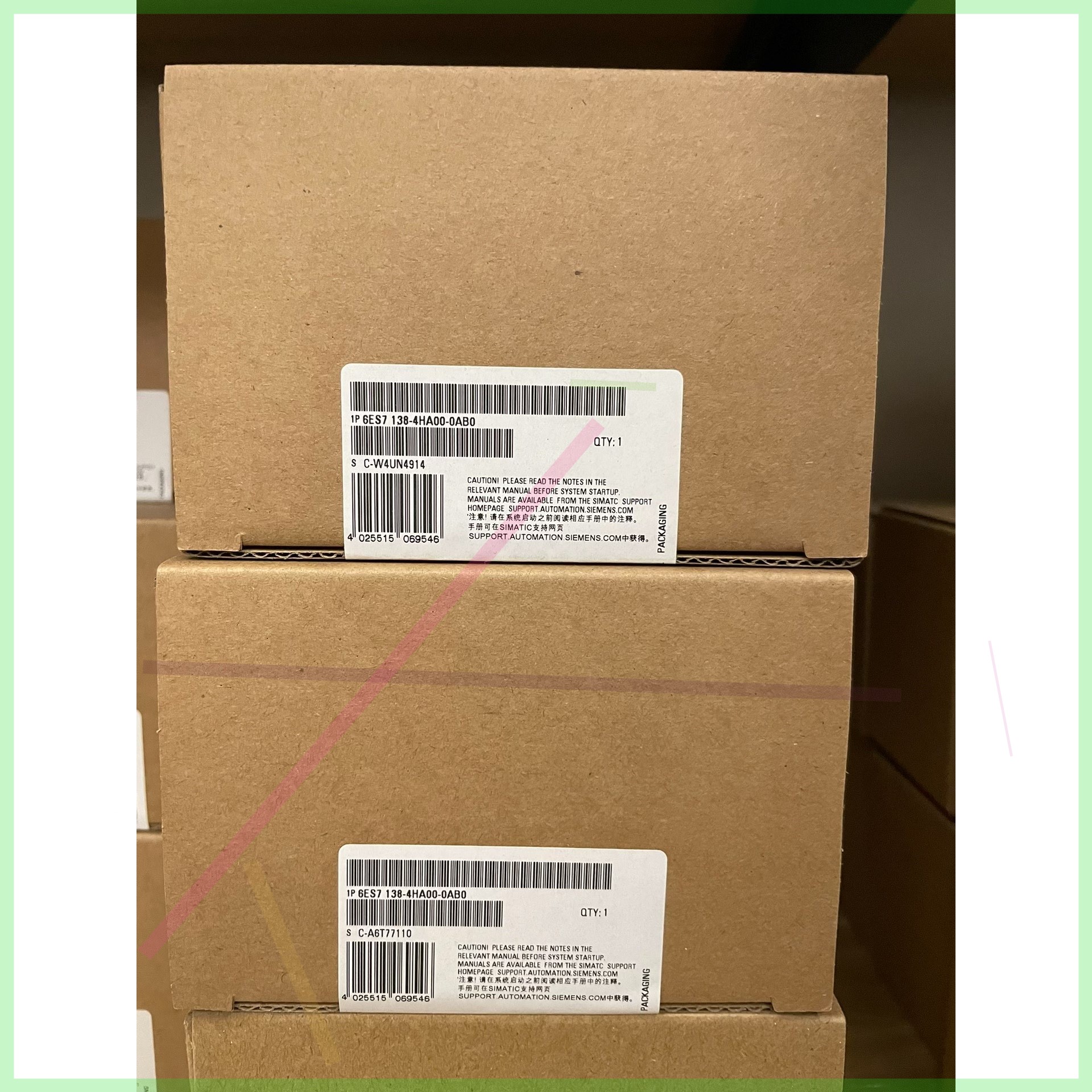 6ES7 138-4HA00-0AB0 未拆封PL