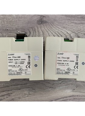 FX3U-4ADFX2N-4AD模拟量模块9新原装