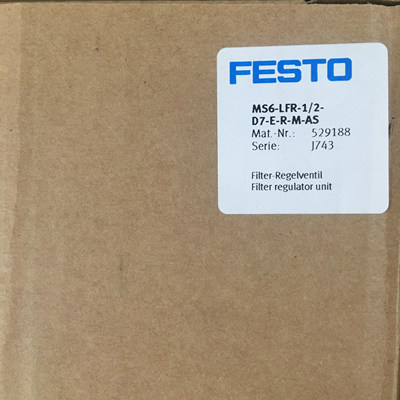 FESTO过滤减压阀 MS6-LFR-12-D7-ERM-AS 529188 529180正品现货