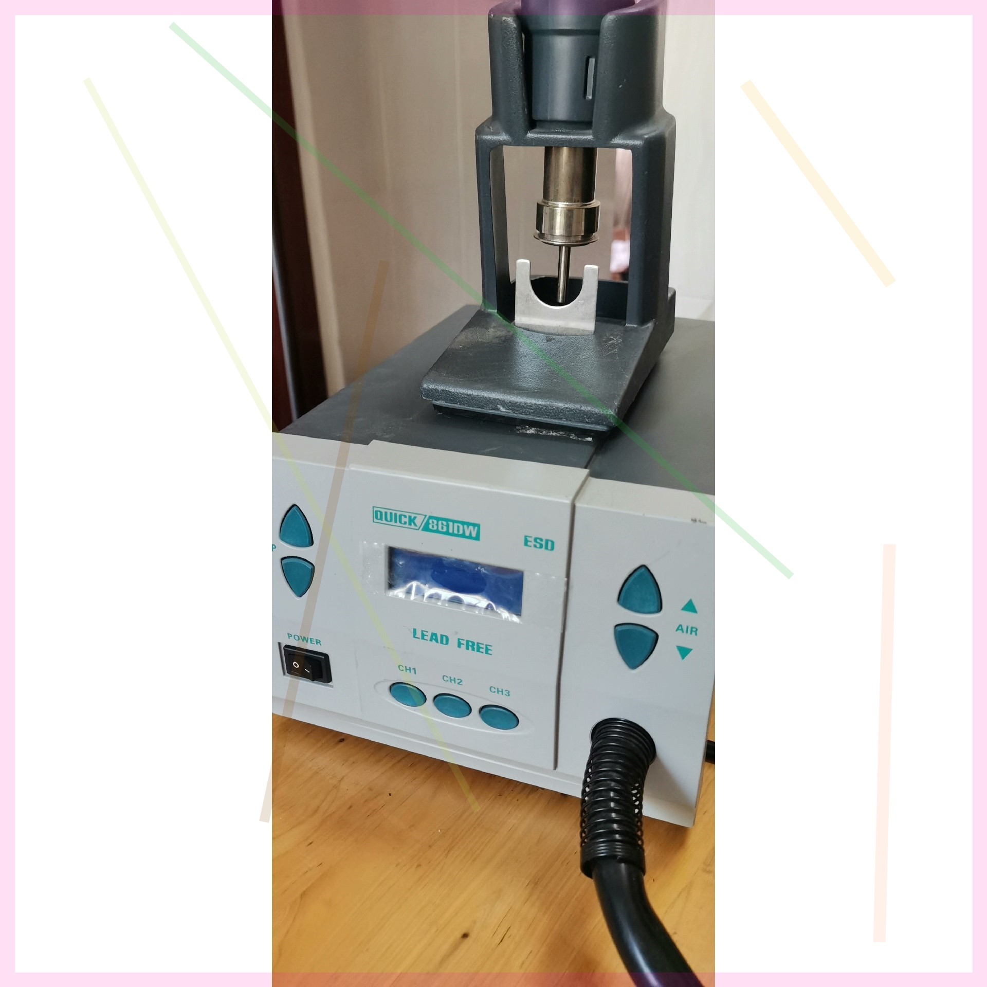 捡漏啦库存quick快克861DW库存备用机使用