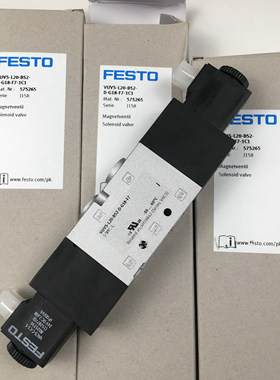 FESTO电磁阀VUVS-L20-B52-D-G18-F7-1C1 575265正品现货