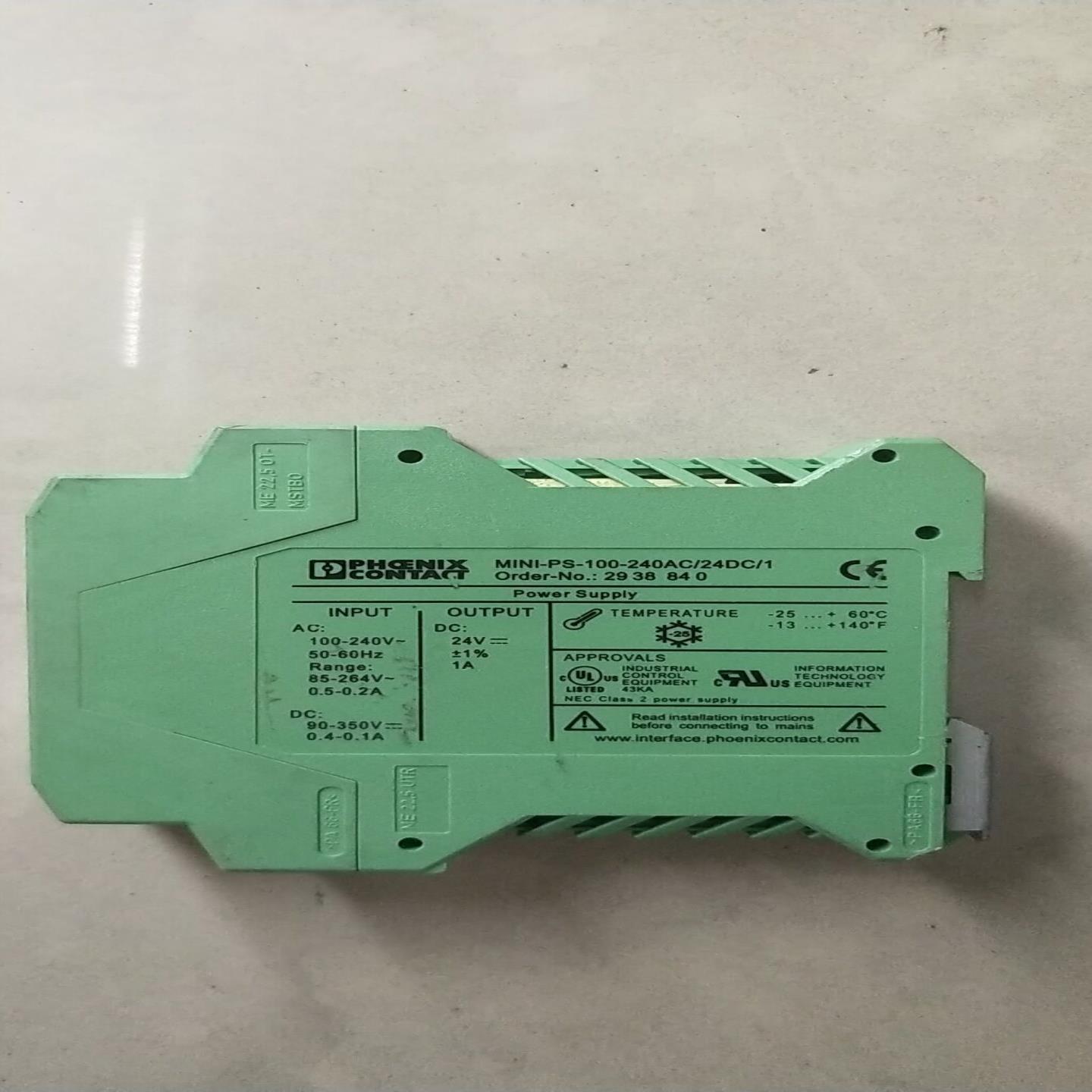 拆机正品菲尼克斯 2938840 MINI-PS-100-240AC24DC1 现货*