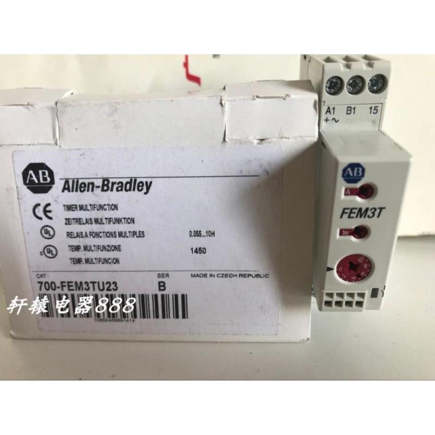 全新原装罗克韦尔AB时间继电器700-FEM3TU23 FEM3T