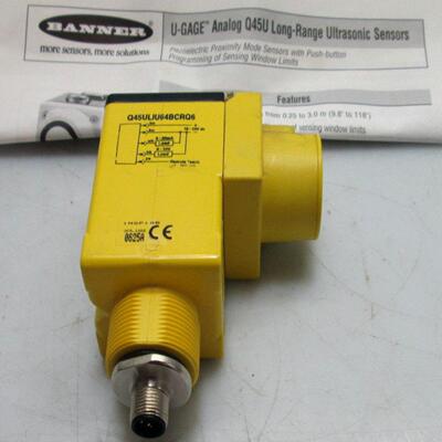 全新原装邦纳BANNER光电开关Q45ULIU64BCR Q45ULIU64BCRQ6询价