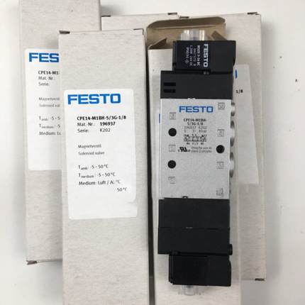 FESTO 电磁阀CPE14-M1BH-53G-18 196937