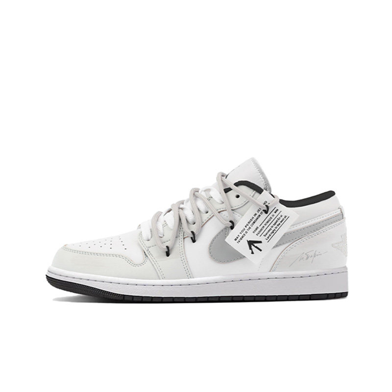 正品【定制球鞋】Nike耐克男鞋Air Jordan 1云淡影轻 AJ1女子板鞋