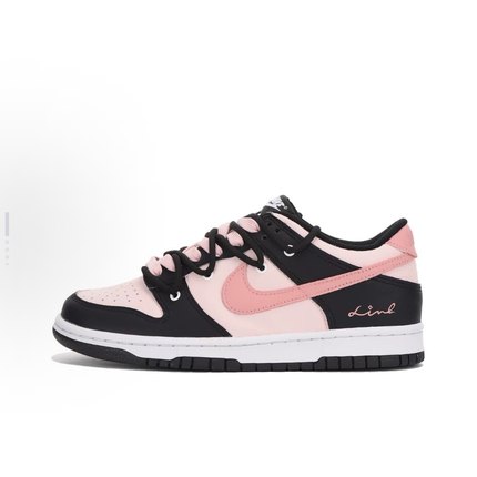 耐克女鞋【定制球鞋】Nike Dunk 霉霉黑粉2025新款百搭低帮板鞋女