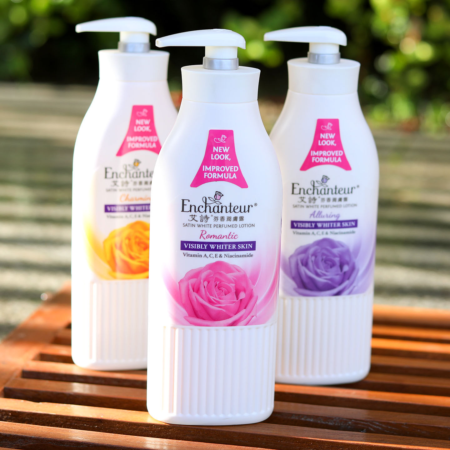 艾诗身体乳芬香润肤露魅力浪漫花香400G香体一天滋润保湿澳门进口