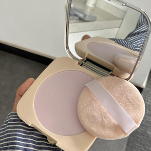 我服 堪比790的效果！巨磨皮紫色粉饼定妆持久控油补妆清透油干皮