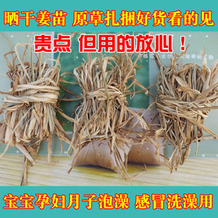 太阳晒干生姜苗全草客家妇女做月子洗澡泡浴去风宝宝去发汗无添硫