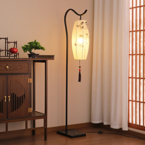 中国风复古氛围感书房酒楼落地灯