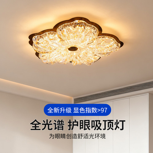 新款高颜值艺术全光谱护眼吸顶灯