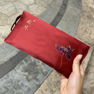 布艺红包感谢送礼专用布艺利是封送长辈送父母老师节日万元红包袋