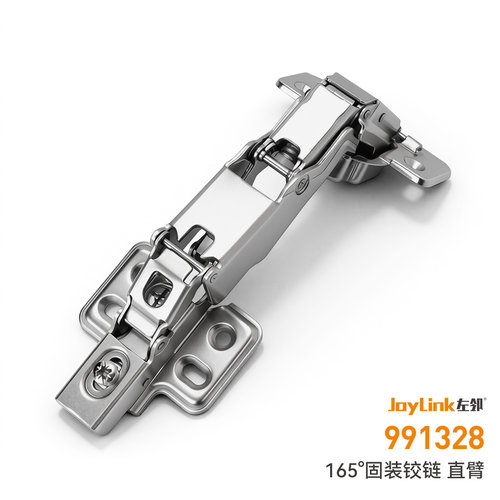 左邻165度大角度铰链转角柜三角柜液压铰链衣柜橱柜阻尼缓冲合页