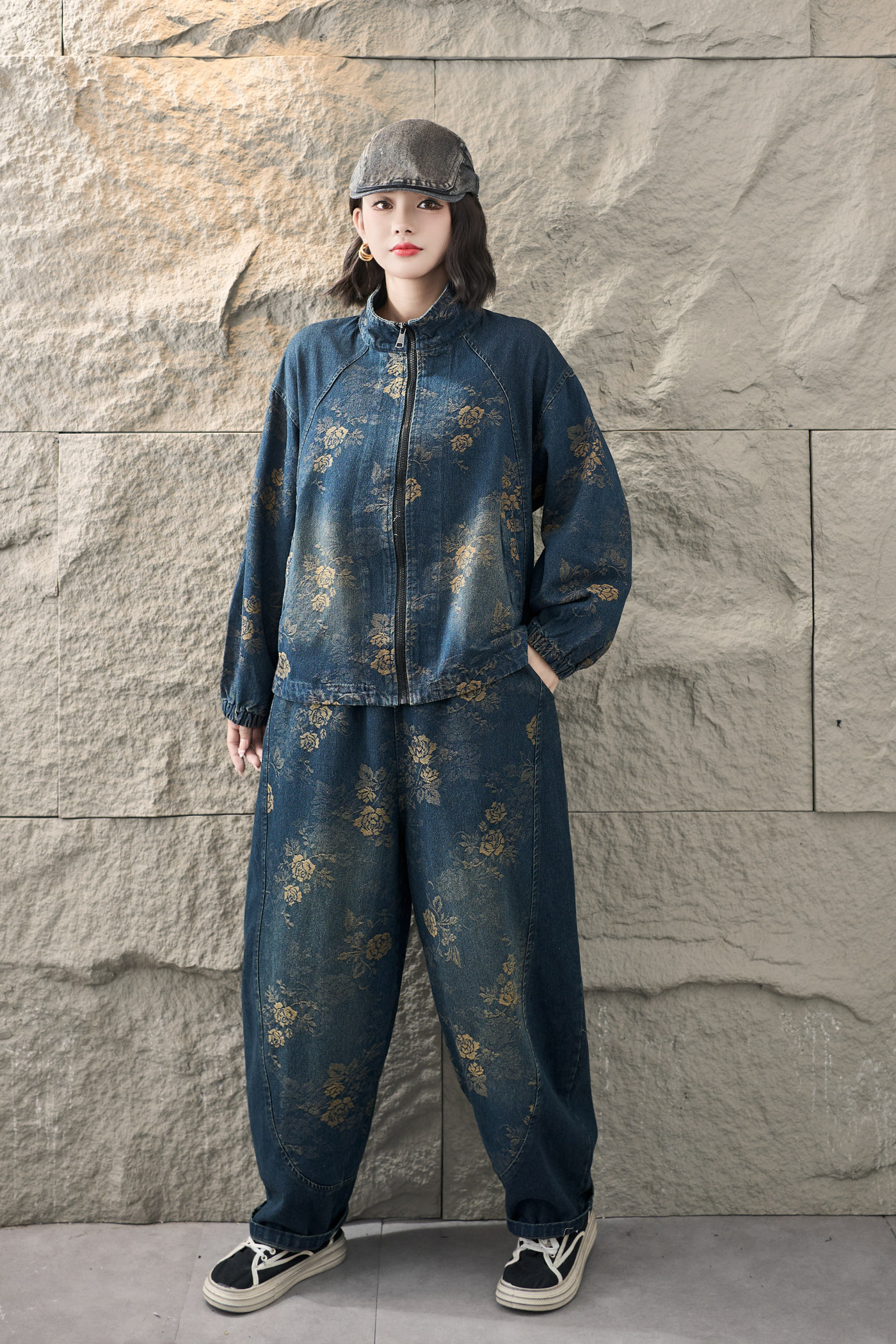 2026春季新款时尚气质百搭显瘦长袖衬衫+高腰半身裙两件套套装女