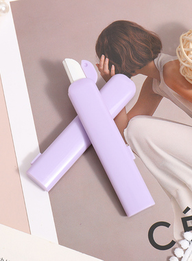 熙美诚品微距伸缩修眉刀便携迷你修眉刀女创意高颜值紫色美妆工具