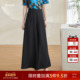 新款 高腰飘逸裤 通勤简约风时尚 米思阳2025夏季 大码 休闲裤 装 女1385