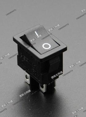 R13-73A电源开关翘板开关四脚黑色双路小船型开关台湾新进SCI热卖