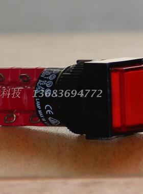 D16LAS1-2AB台湾进联正方形带锁红色双路按钮开关常开常闭DECA