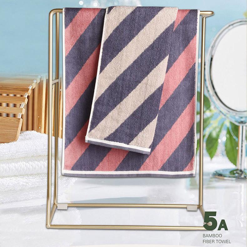 竹纤维竹棉成人家用浴巾、柔软吸水抗菌沙滩巾、小毛巾被