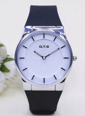 正品手表男士防水石英表超薄男表简约韩版学生休闲腕表1190