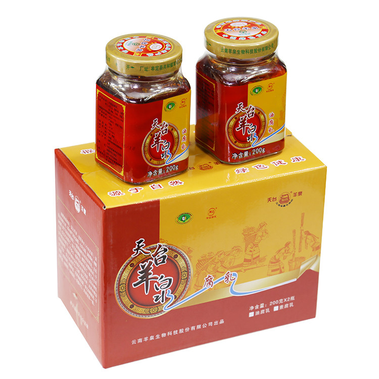 牟定天台羊泉油腐乳320g*2瓶 礼盒装