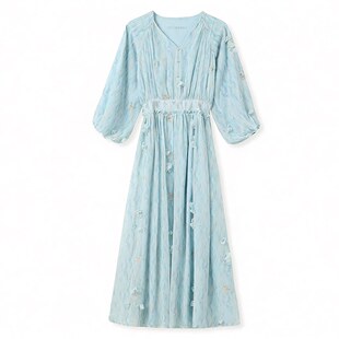 轻奢超好看氛围感连衣裙新款 P02 花朵浪漫长裙